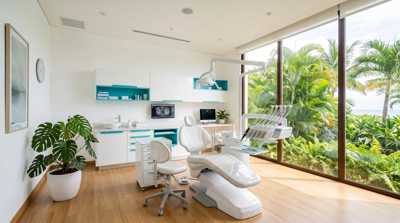 Interior de la clínica DentPrax en Playa del Carmen